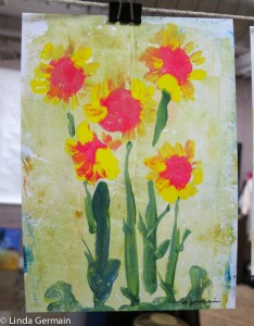 painted monotype by linda germain