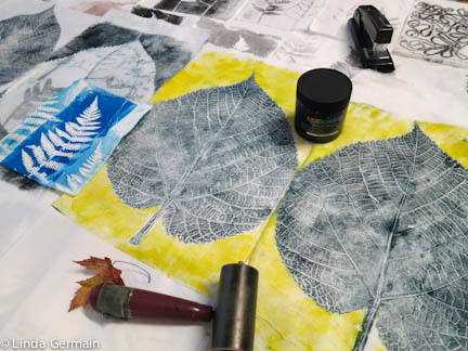 Monoprinting BIG - Linda Germain