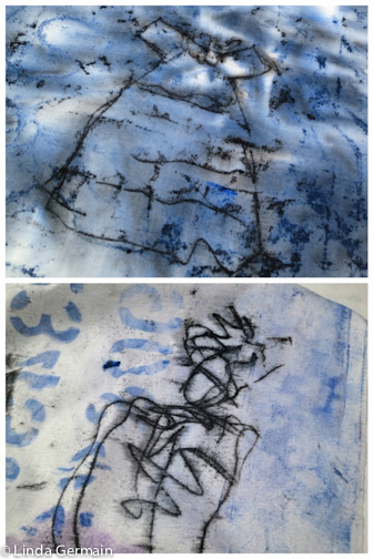 Loving Akua Intaglio ink for Trace Monoprinting - Linda Germain