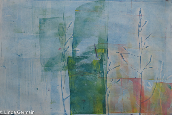 Loving Akua Intaglio ink for Trace Monoprinting - Linda Germain