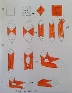how to fold an origami box