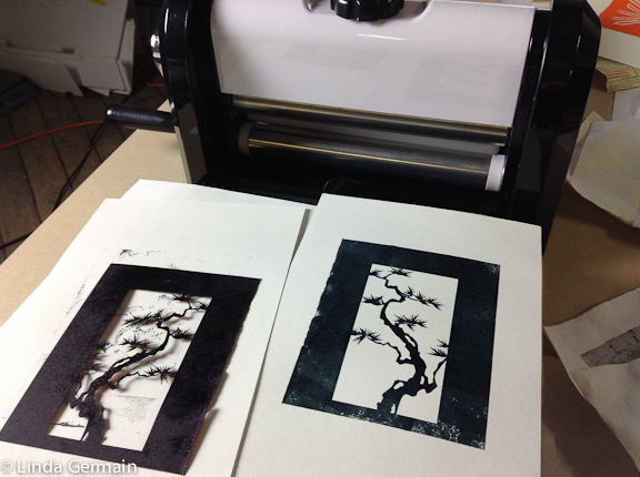 Relief Printing Inks, Lino, Tools, & Paper