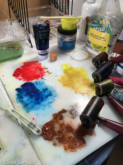 Gelatin Printmaking Tips - Linda Germain