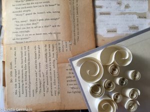Use old books to make art