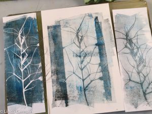 play with paper size when gelatin printing