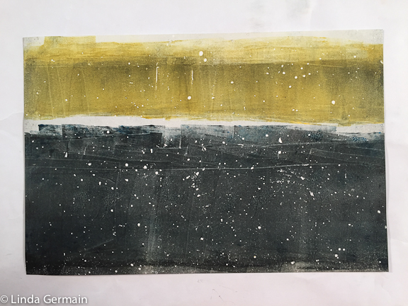 Loving Akua Intaglio ink for Trace Monoprinting - Linda Germain