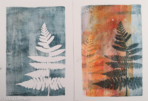 Gelatin Printmaking Tips - Linda Germain