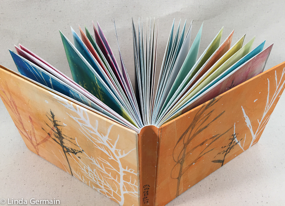 gelatin prints drum leaf book