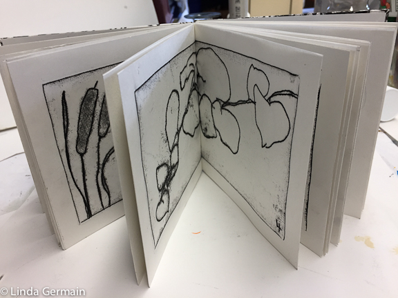 Loving Akua Intaglio ink for Trace Monoprinting - Linda Germain