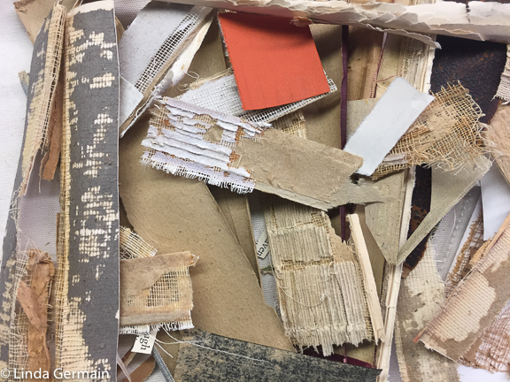 spines and mull for art making