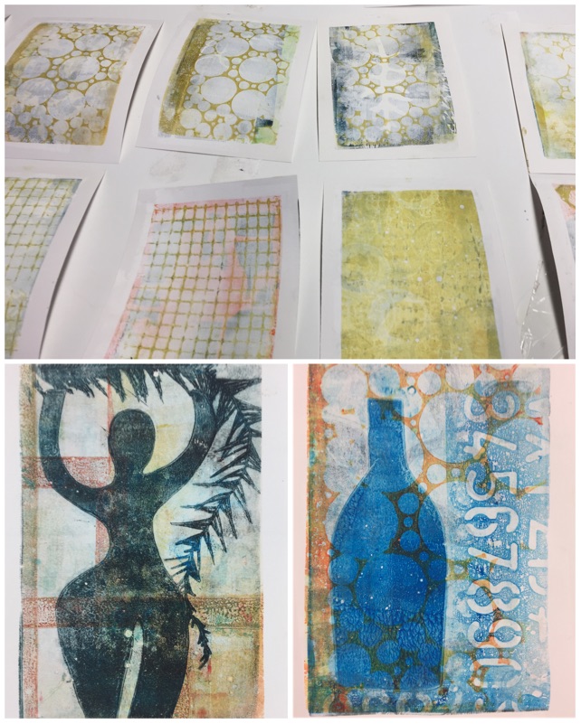 Gelatin Printmaking Tips - Linda Germain