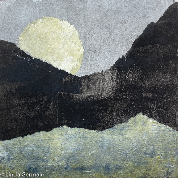 Loving Akua Intaglio ink for Trace Monoprinting - Linda Germain