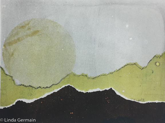 Loving Akua Intaglio ink for Trace Monoprinting - Linda Germain